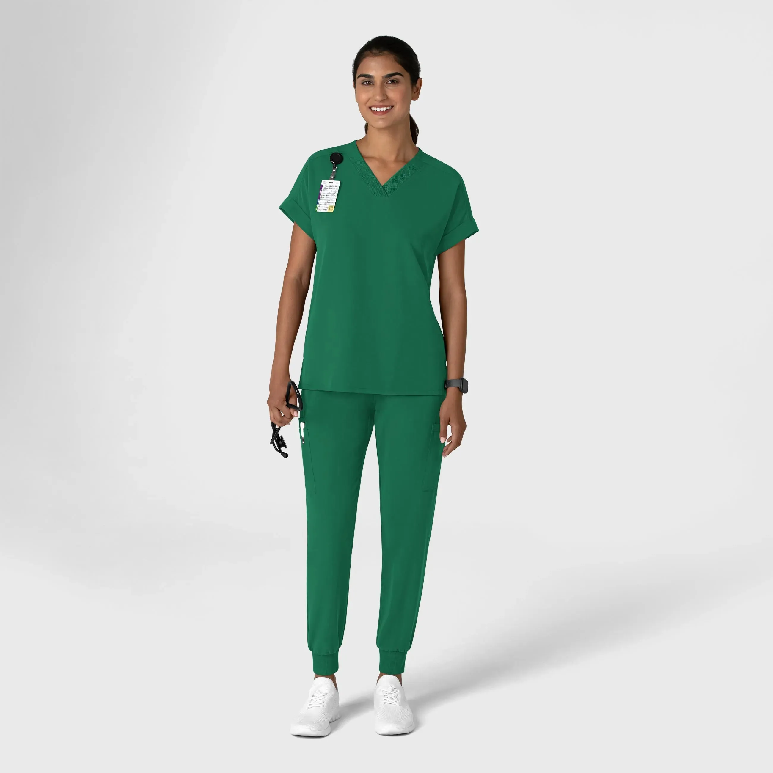 Wink Women's Jogger Utility Scrub Pant - Hunter