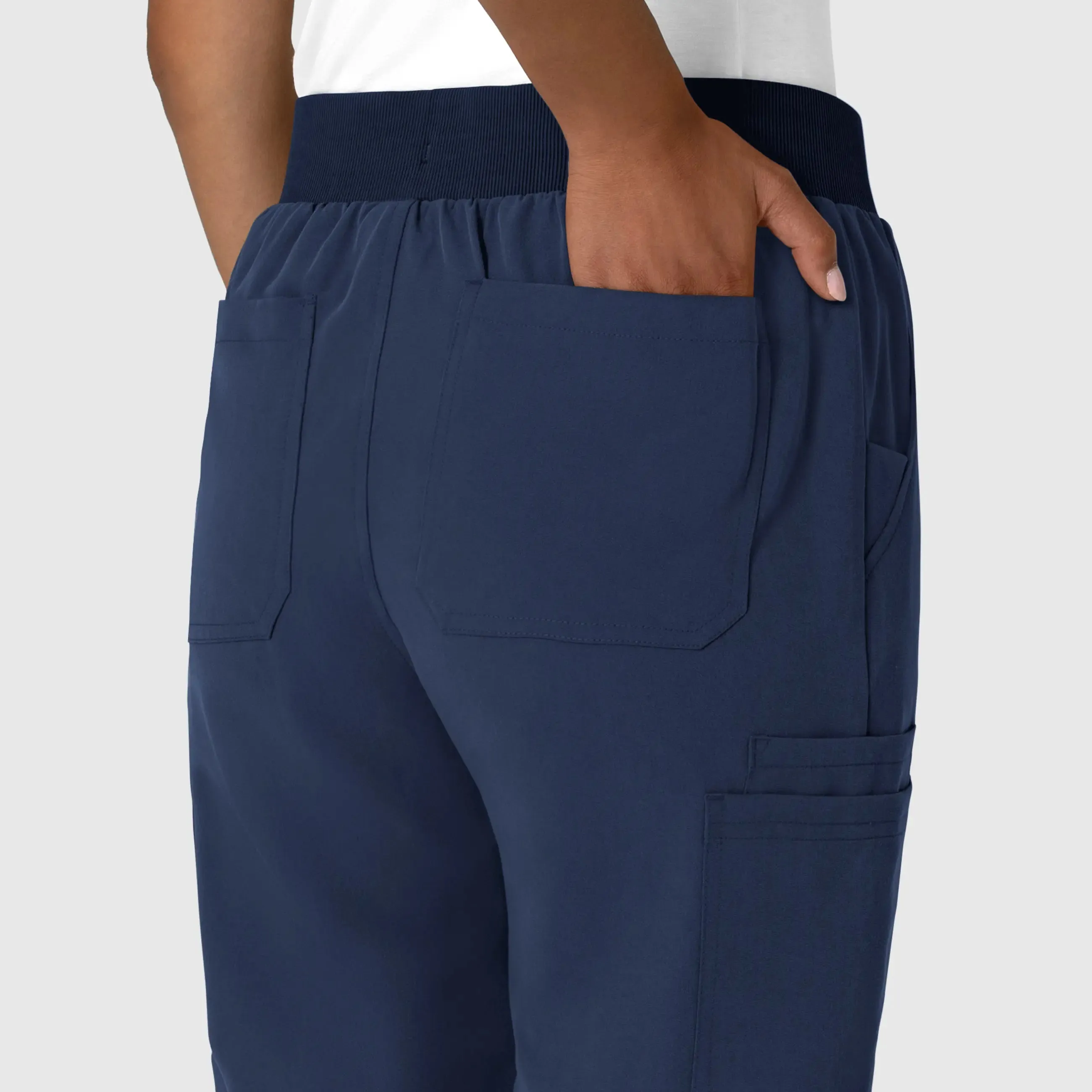 Wink Women's Jogger Utility Scrub Pant - Navy