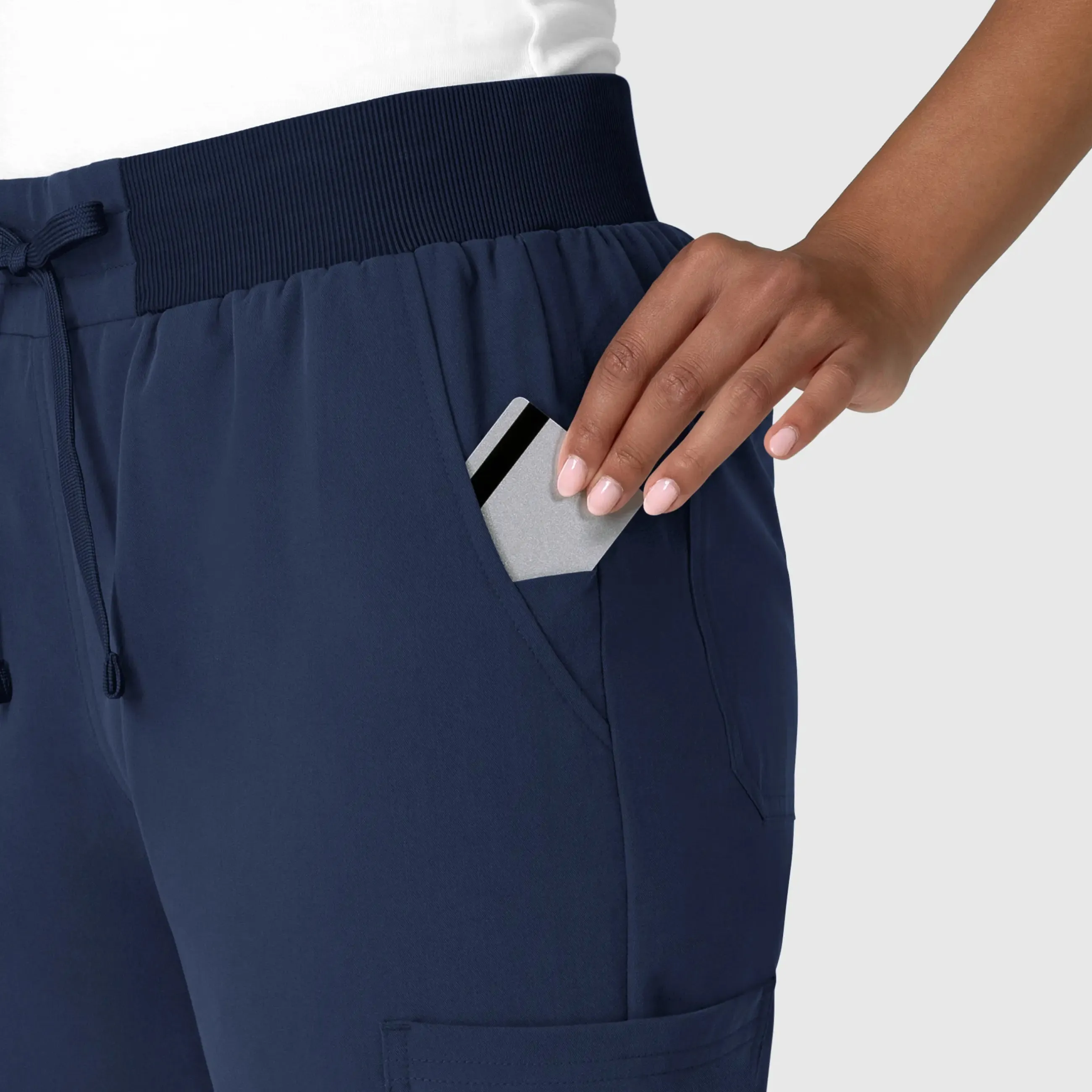 Wink Women's Jogger Utility Scrub Pant - Navy