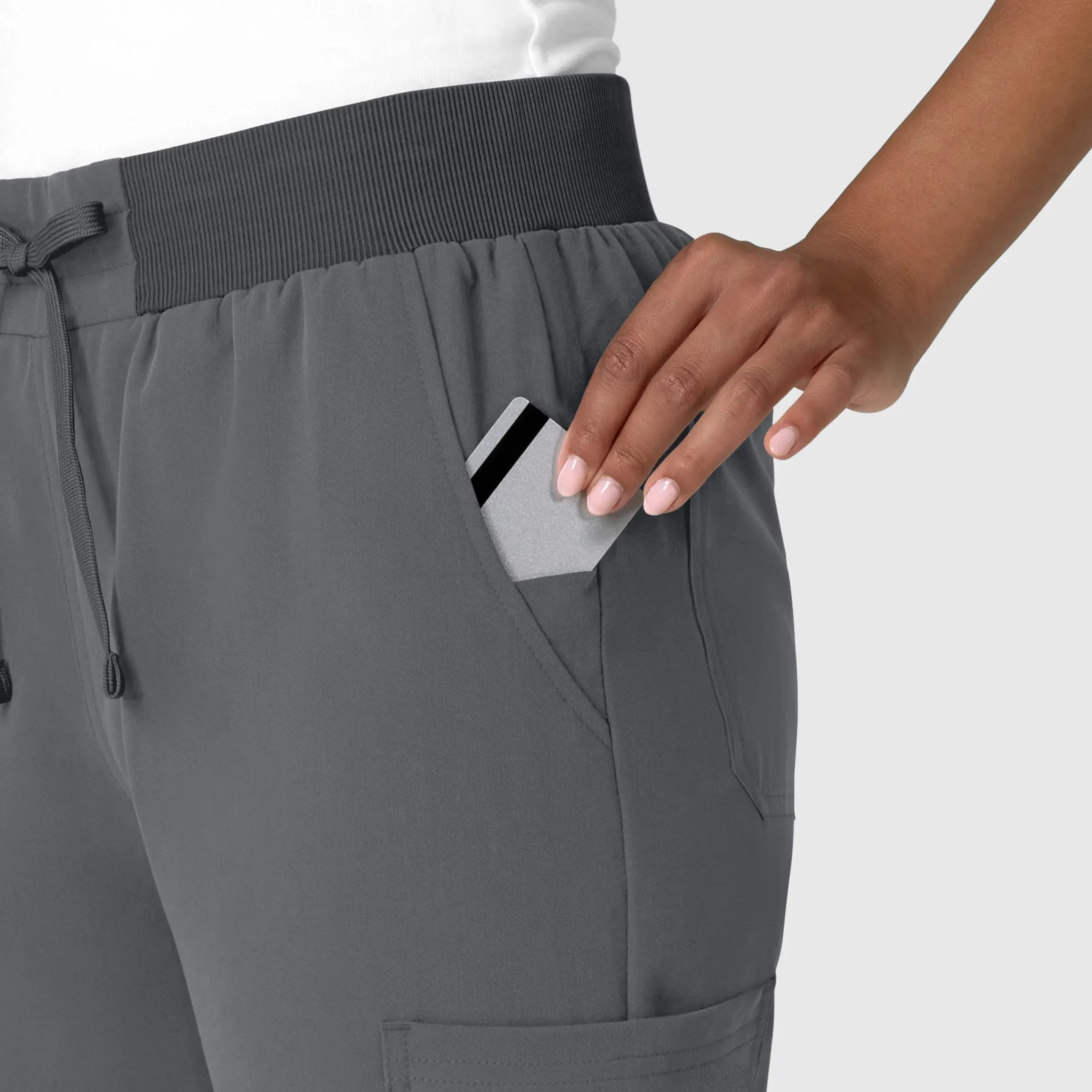 Wink Women's Jogger Utility Scrub Pant - Pewter