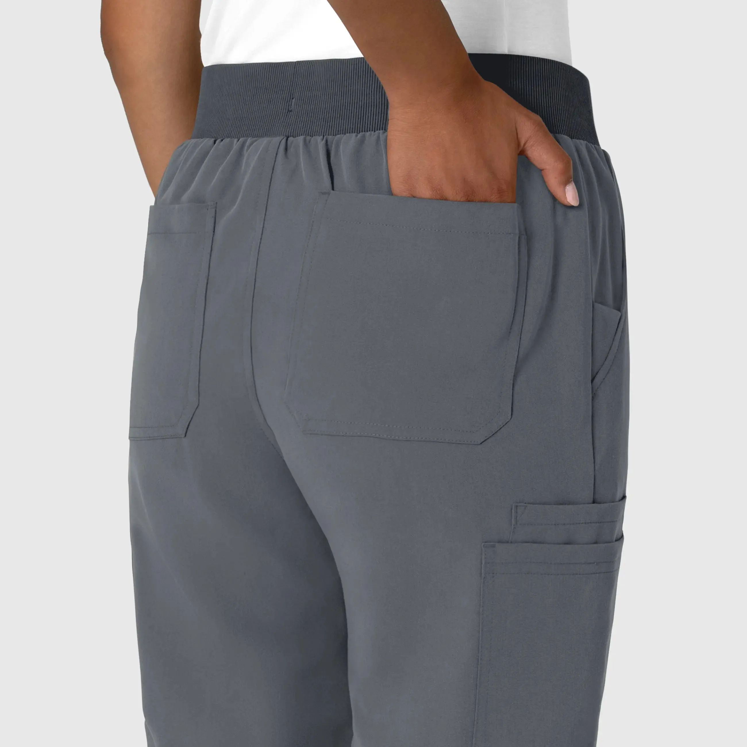 Wink Women's Jogger Utility Scrub Pant - Pewter