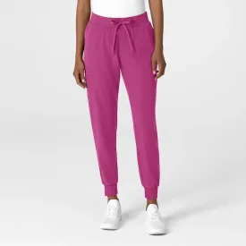 Wink Women's Jogger Utility Scrub Pant - Raspberry