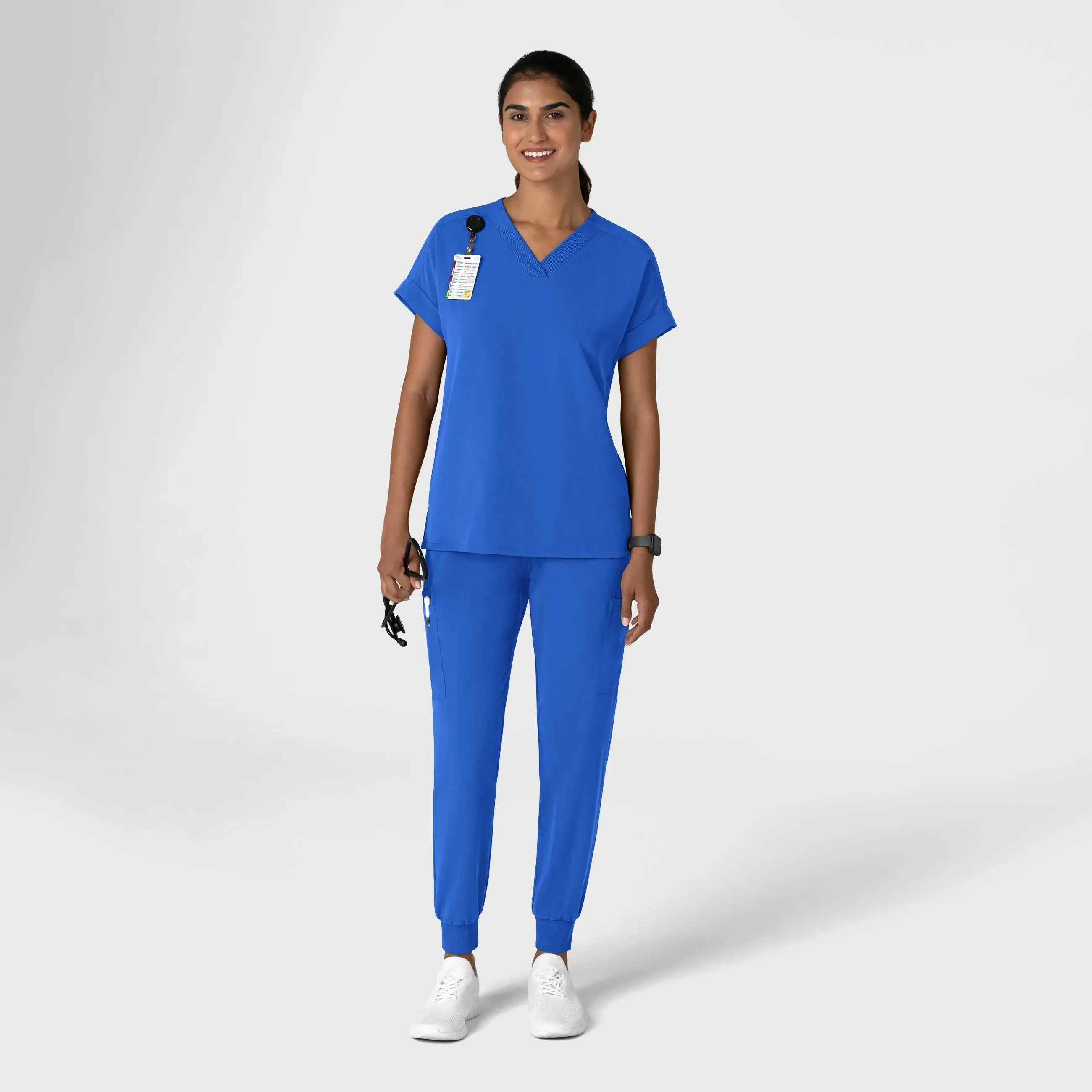 Wink Women's Jogger Utility Scrub Pant - Royal Blue