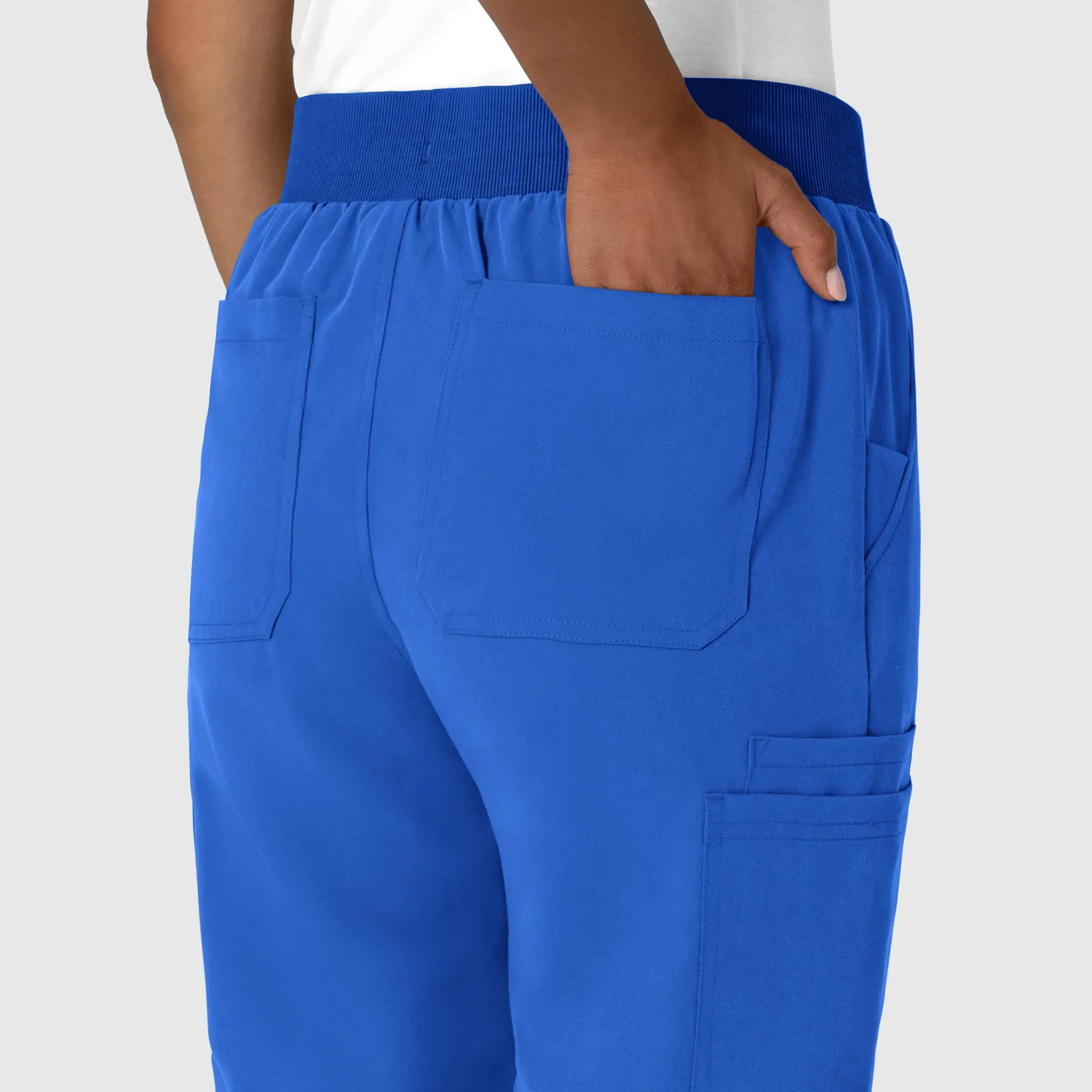 Wink Women's Jogger Utility Scrub Pant - Royal Blue