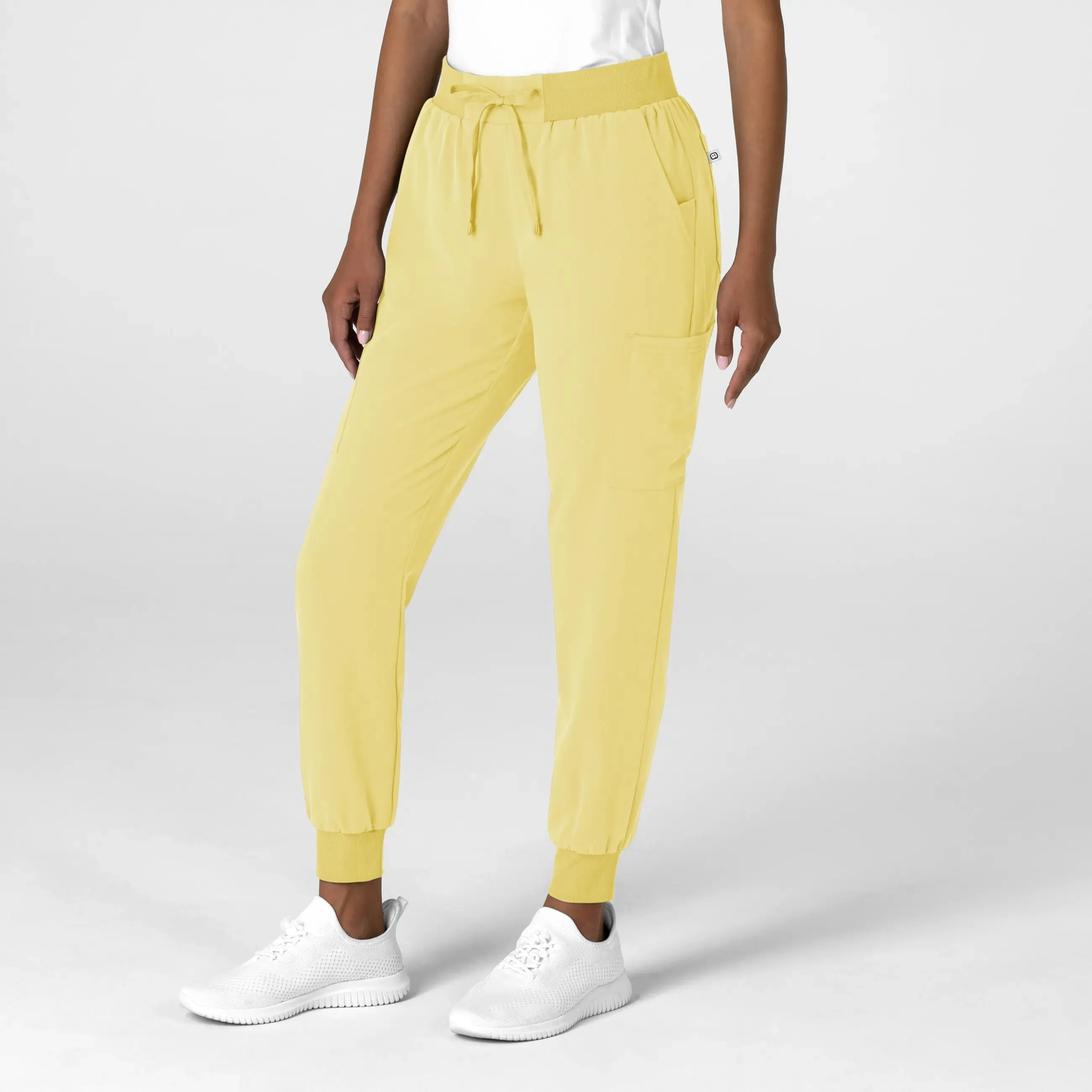 Wink Women's Jogger Utility Scrub Pant - Sunshine Yellow