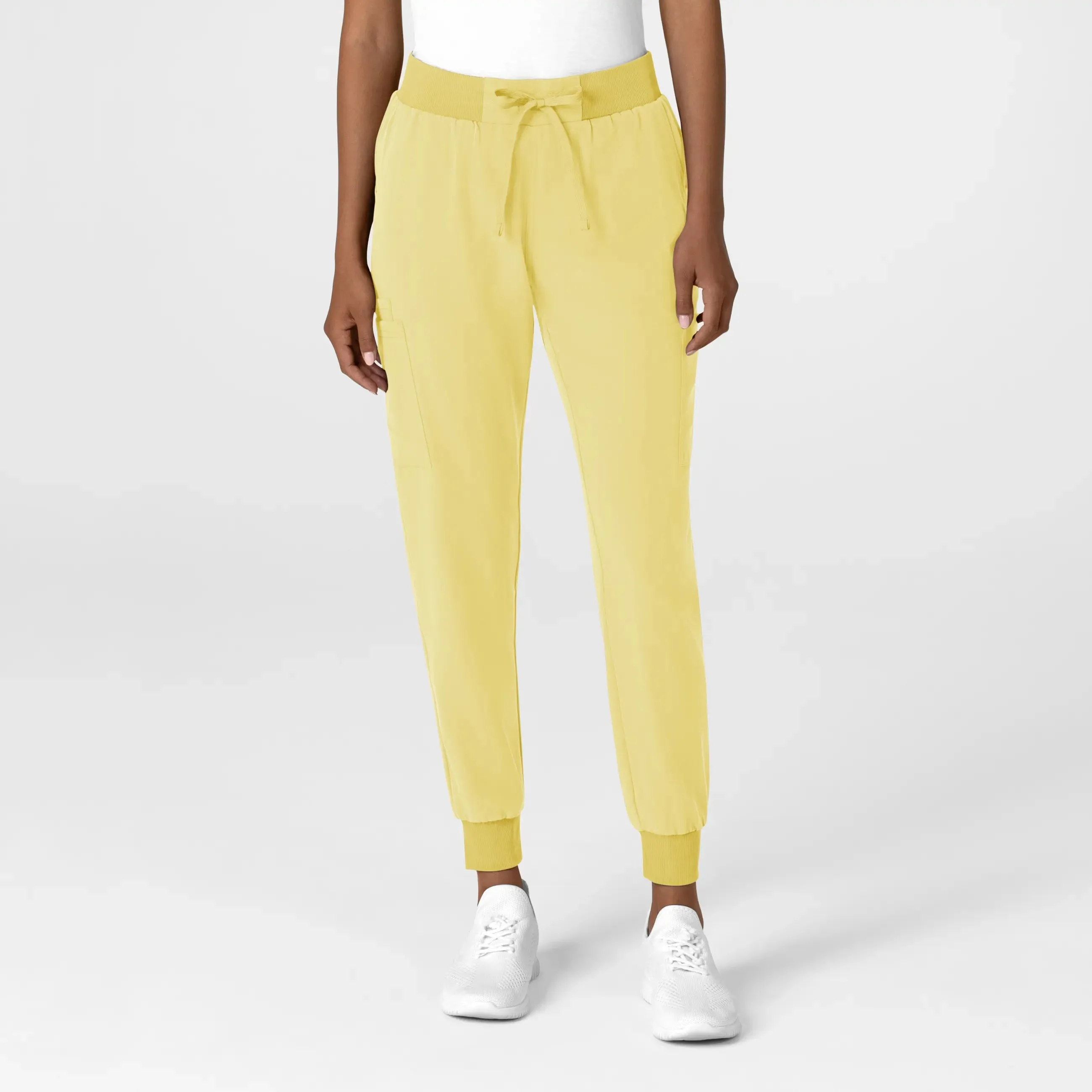 Wink Women's Jogger Utility Scrub Pant - Sunshine Yellow