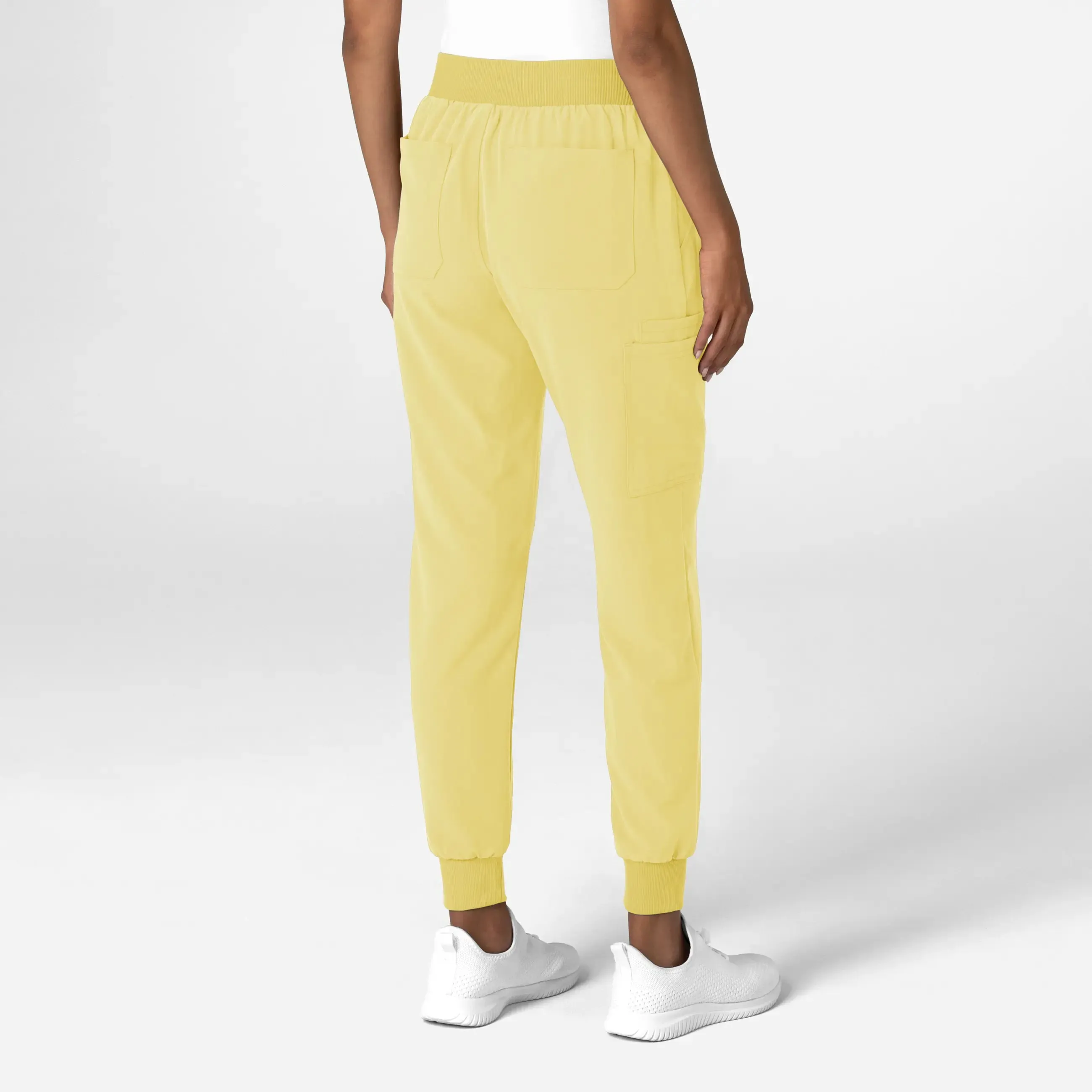 Wink Women's Jogger Utility Scrub Pant - Sunshine Yellow