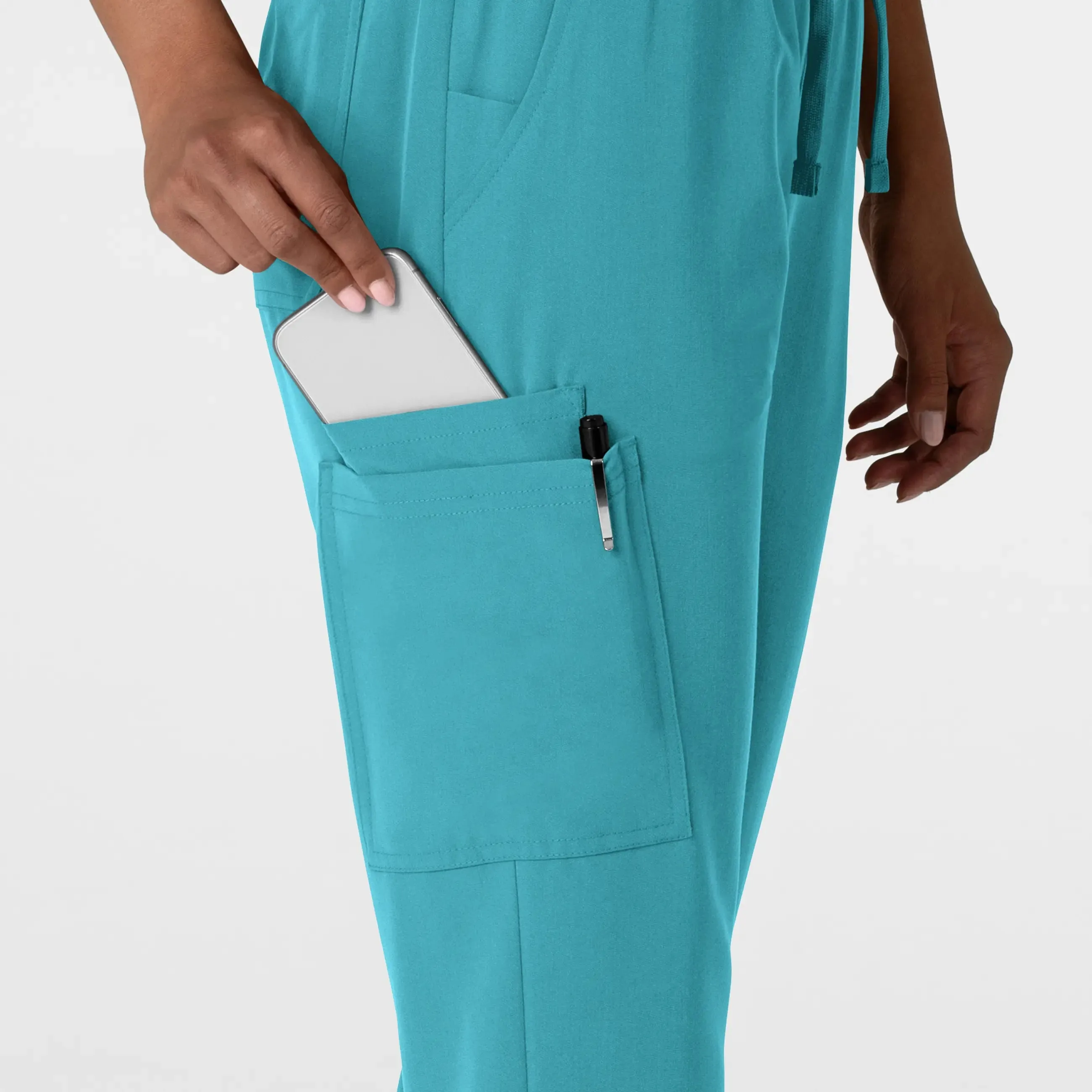 Wink Women's Jogger Utility Scrub Pant - Teal