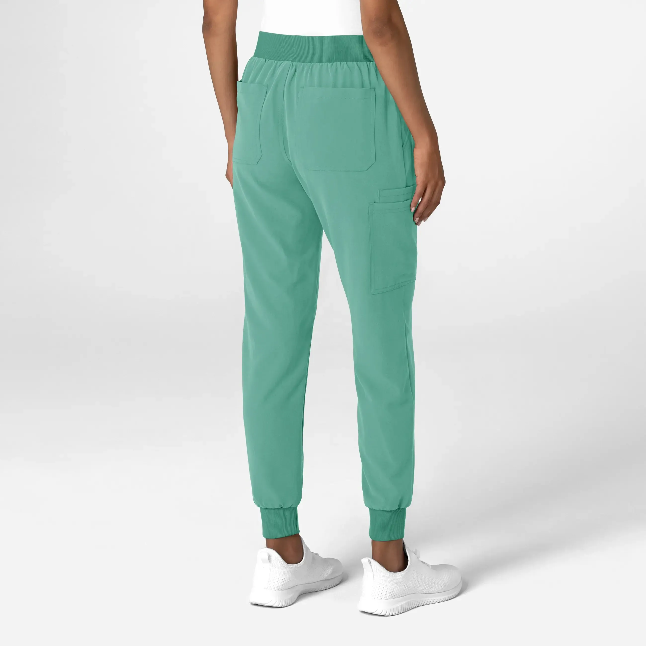 Wink Women's Jogger Utility Scrub Pant - Turquoise