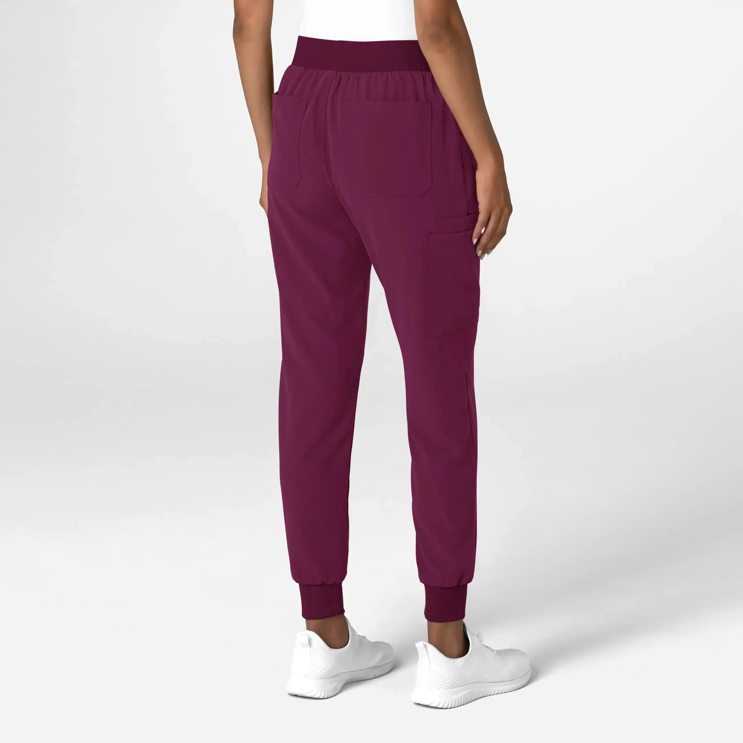Wink Women's Jogger Utility Scrub Pant - Wine