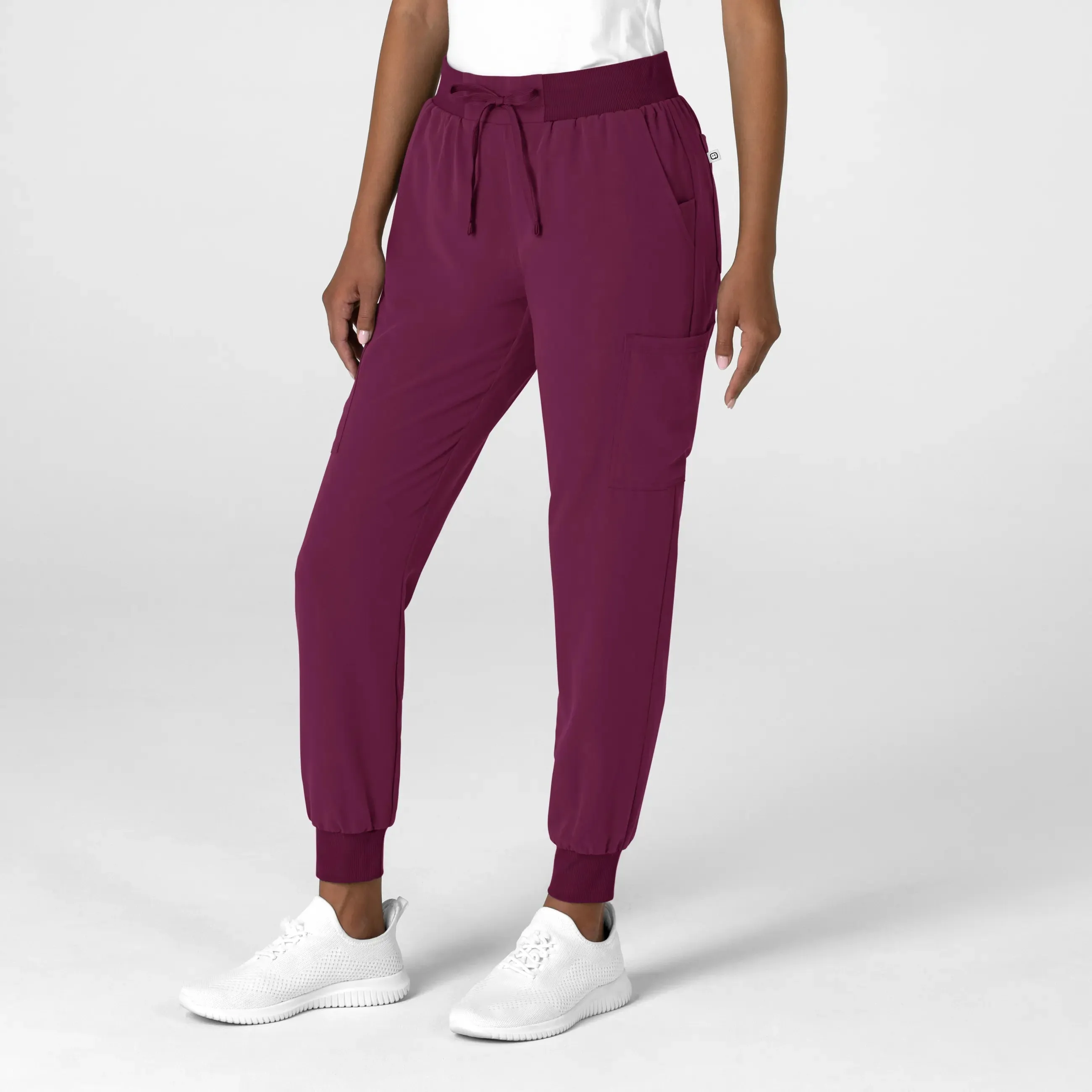 Wink Women's Jogger Utility Scrub Pant - Wine