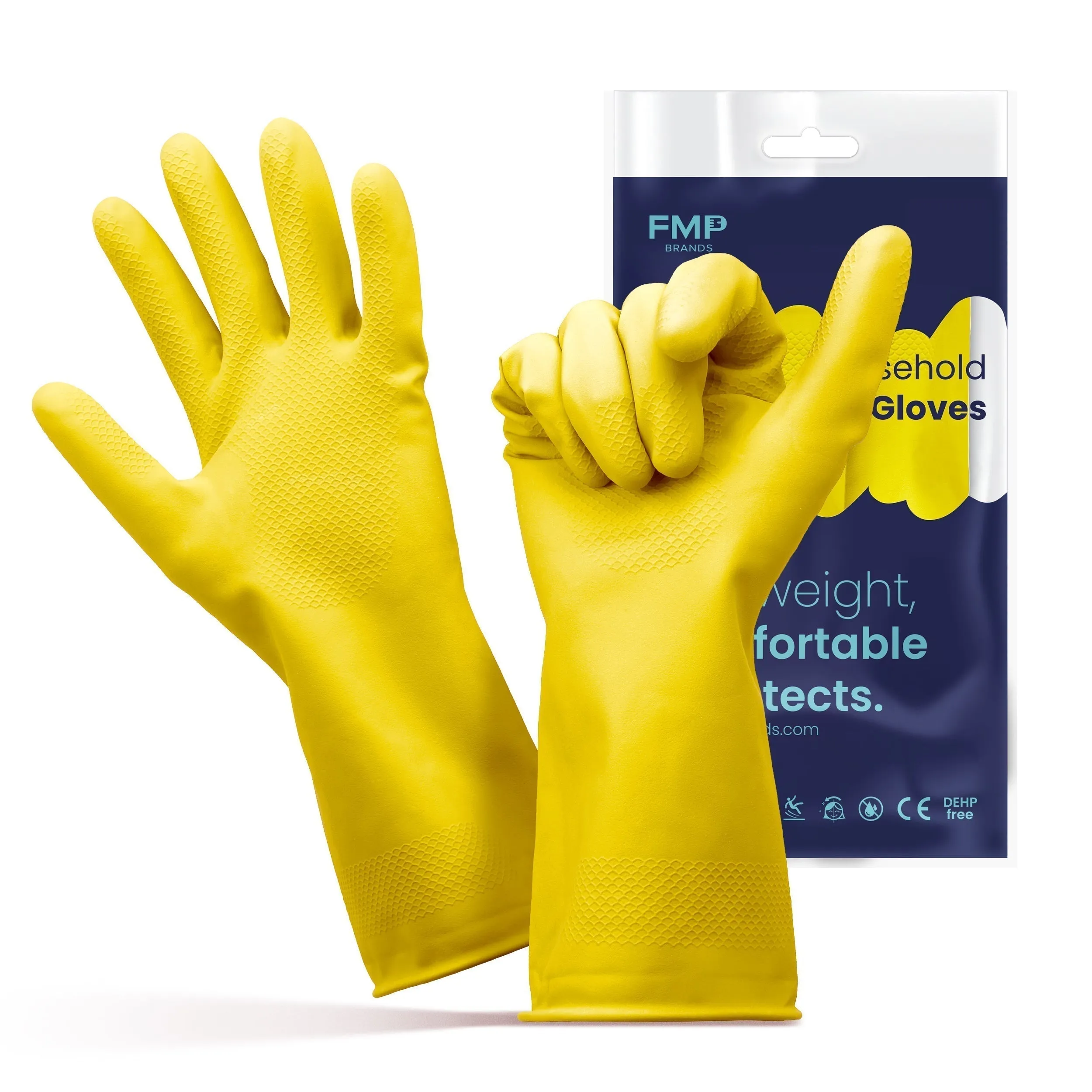 Yellow Dish Dashing Gloves 120pair (XL)