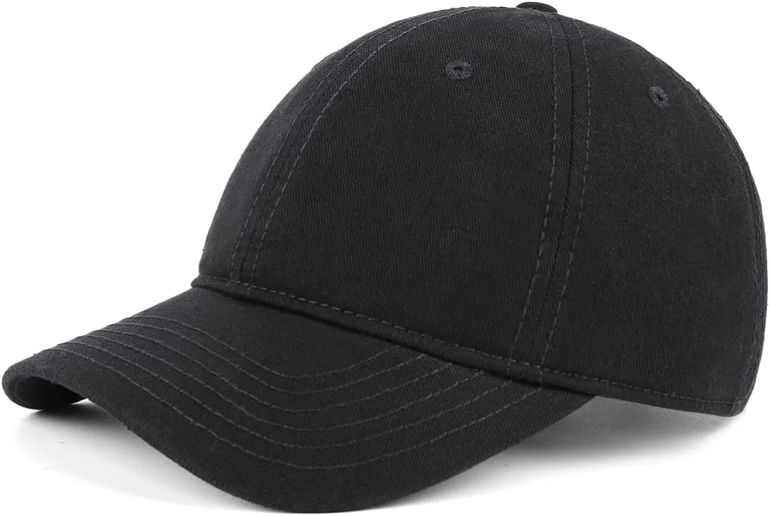 Zylioo Small Baseball Cap,Petite Size Ball Cap,Relaxed Little Sports Cap,Adjustable Fitted Golf Cap for Men Women